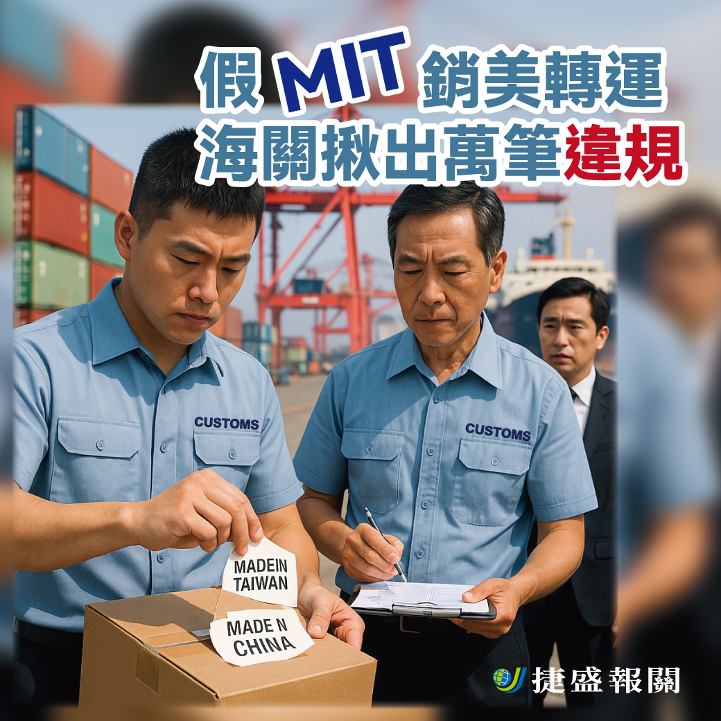 海關違規轉運強查小組已查核輸美貨物逾1萬4千筆