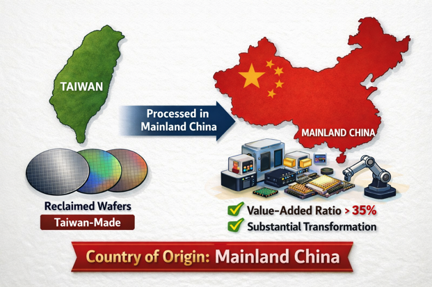 復運進口委外加工貨品生產國別申報錯誤案例